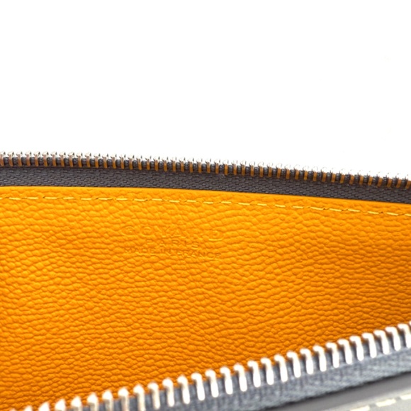 Authentic New GOYARD Goyardine Insert Louise Grey 2023 Card Case Wallet - Picture 10 of 11